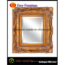 Ornate Hand Carved Wooden Mirror/ Picture Frame